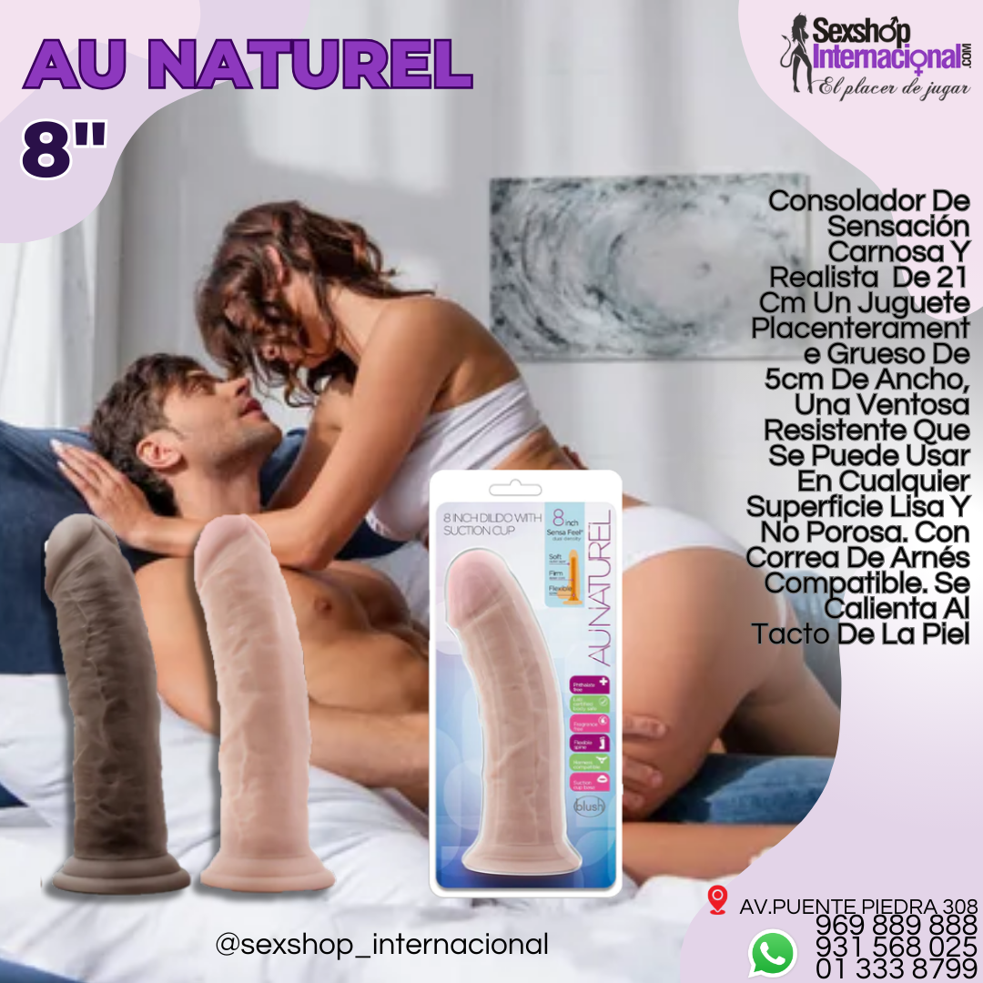 DILDO AU NATURAL ROBERTO REALISTA GRANDE YGORDO SEXSHOP EN LIMA 931568025 